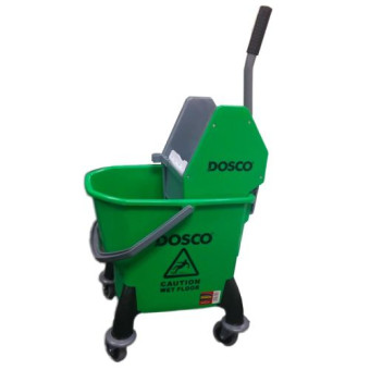 Dosco 26 Litre Heavy Duty Mop Bucket & Wringer Green