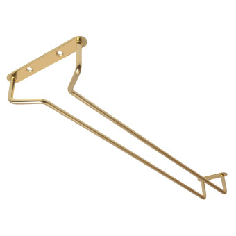 Glass hanger 16" Brass