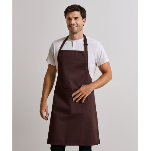 Premier Colours Bib Apron with Pocket Royal Blue