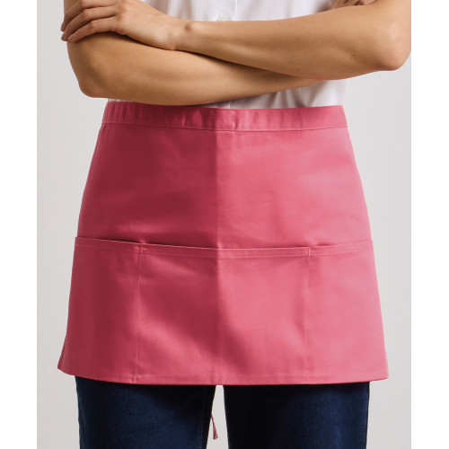 Premier Colours 3-Pocket Bar Apron Pink