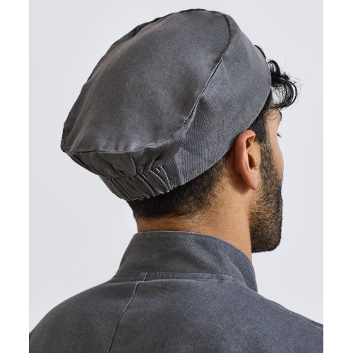 Premier Chef's Skull Cap Black Denim