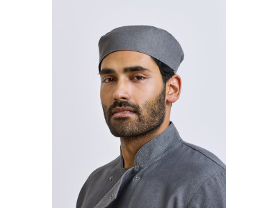 Premier Chef's Skull Cap Grey Denim