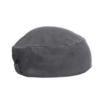 Premier Chef's Skull Cap Grey Denim