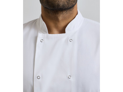 Premier Studded Short Sleeve Chef's Jacket Black
