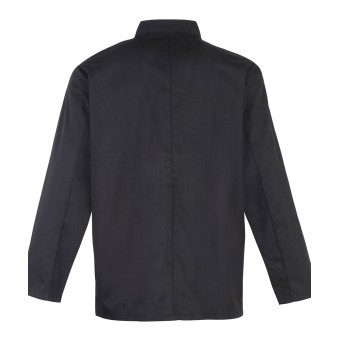 Premier Studded Long Sleeve Chef's Jacket Black 2