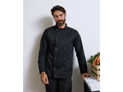 Premier Studded Long Sleeve Chef's Jacket White