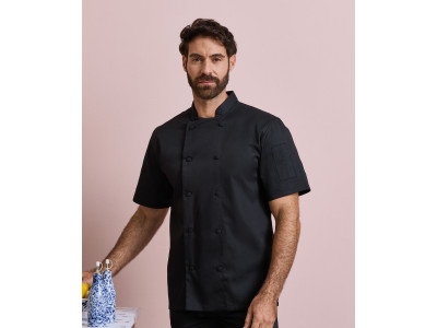 Premier Coolchecker Short Sleeve Chef's Jacket...