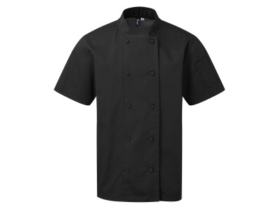 Premier Coolchecker Short Sleeve Chef's Jacket...