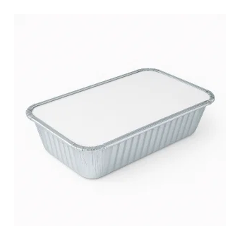 Foil Takeaway Container and Lid Pack 8" x 4"