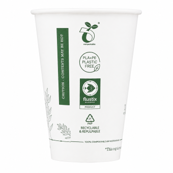 Compostable Aqueous Paper Cup 7Oz