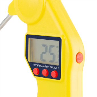 Digital Pocket Thermometer Yellow 2