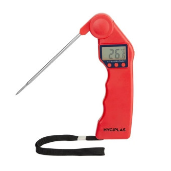 Digital Pocket Thermometer Red