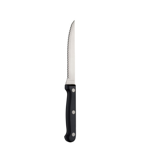 Black Handled Steak Knife