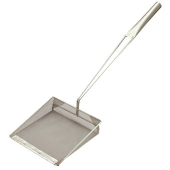 Fine Mesh Square Skimmer - Stainless Steel, 20 x 68cm