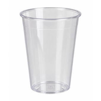 Half Pint Reusable Plastic Glass