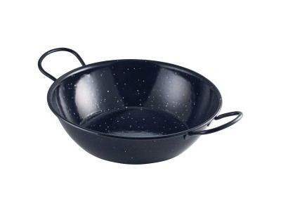 Black Enamel Dish 26cm