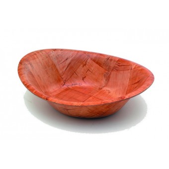 Oval Woven Wood Bowls 9"x7"...