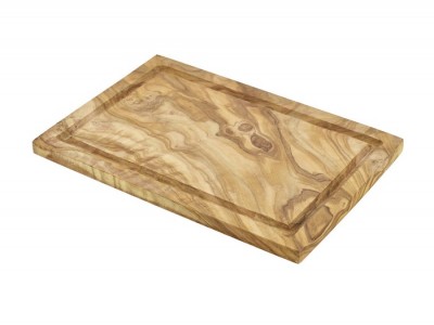 Olive Wood Serving Board W/ Groove 30...