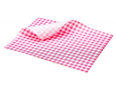Greaseproof Paper Red Gingham Print...