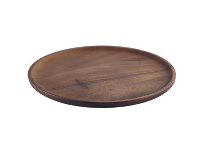 Acacia Wood Serving Plate 26cm
