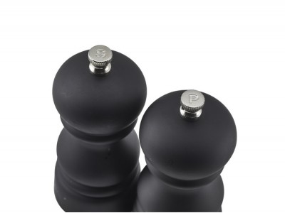 Genware Salt Or Pepper Grinder Matt Black 12.7cm