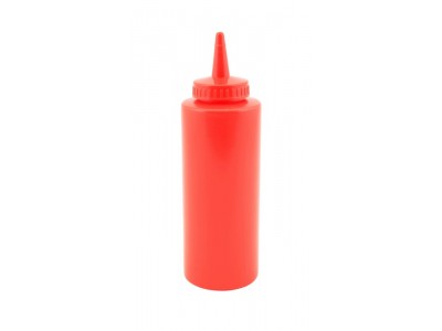 Genware Squeeze Bottle Red 12oz/35cl