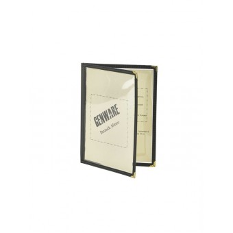 American Style Clear Menu Holder A5- 2 Page