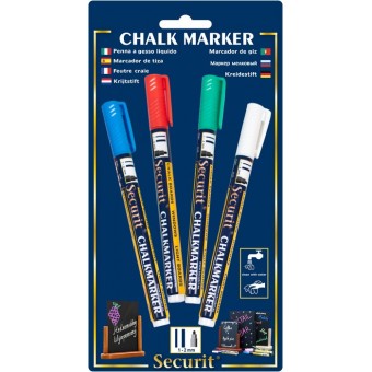 Chalkmarkers 4 Colour Pack...