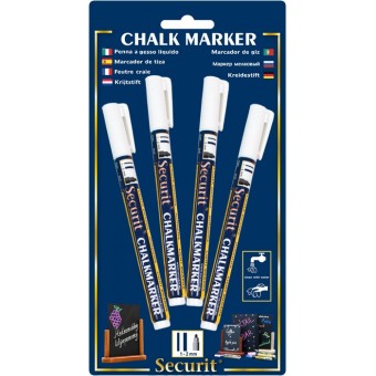 Chalkmarkers 4 Pack White...