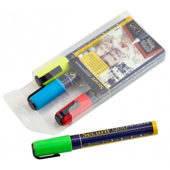 Chalkmarkers 4 Colour Pack (R,G,Y,BL) Medium 2