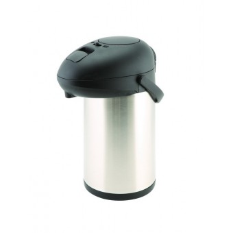 St/St Unbreakable Vacuum Pump Pot 3.5L