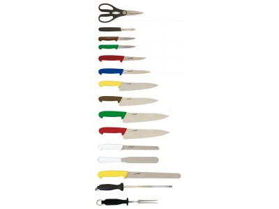 15 Piece Colour Coded Knife Set +...