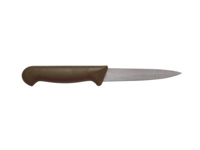 Genware 4" Vegetable Knife Brown