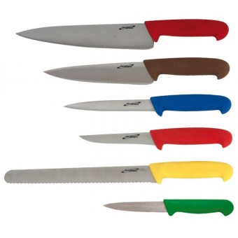 6 Piece Colour Coded Knife...