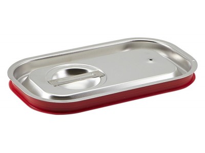 St/St Gastronorm Sealing Pan Lid 1/4