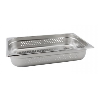 Perforated St/St Gastronorm Pan 1/1 - 65mm Deep