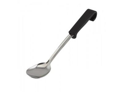 Genware Plastic Handle Small Spoon Black