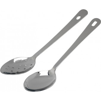 S/St.Perforated Spoon 10"...