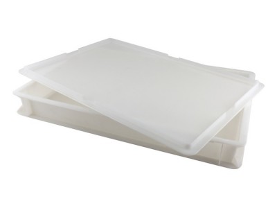 Dough Box 60 x 40 x 7.5cm 14Lt Cap White