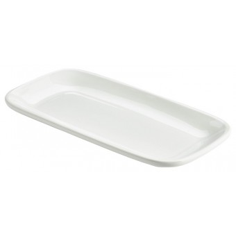 Royal Genware Rectangular Rounded Edge Plate 29.5 x 15cm 2