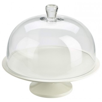 White Melamine Cake Stand 33cm/13" 2