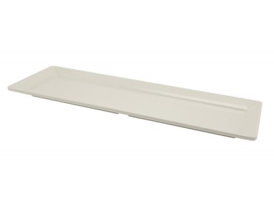 White Melamine Platter GN 2/4 Size 53X17.5cm