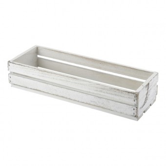 Wooden Crate White Wash...
