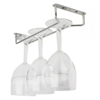 Glass hanger 10" chrome 2