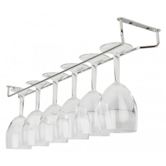 Glass hanger 24" chrome 2