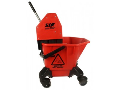 SYR Heavy Duty Mop Bucket & Wringer Red