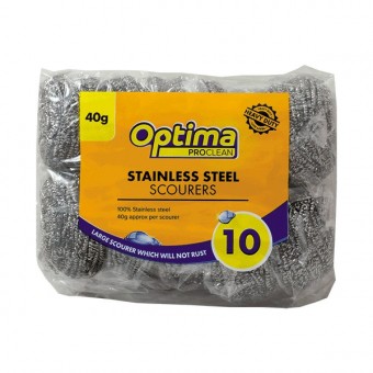 Optima Stainless Steel Scourer 40g