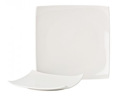 Pure White Square Plate 8" (20.5cm)