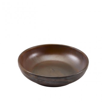 Terra Porcelain Rustic Copper Coupe Bowl 23cm