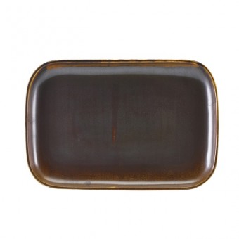 Terra Porcelain Rustic Copper Rectangular Plate 34.5 x... 2